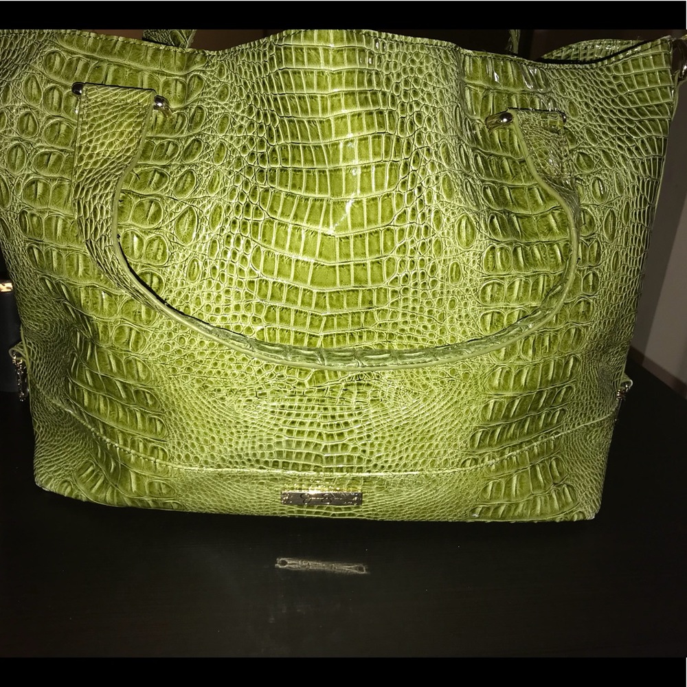 Green Jessica Simpson Snakeskin Purse